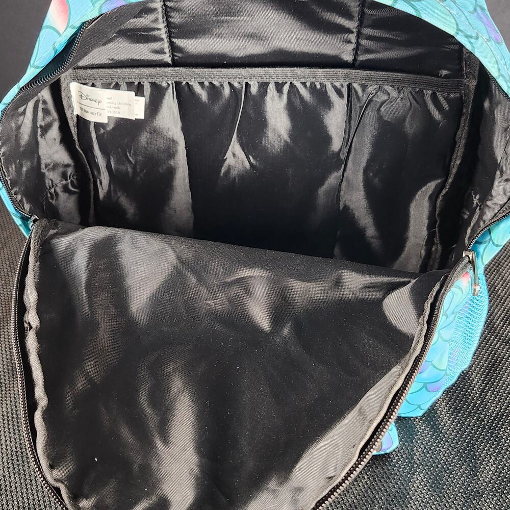 Loungefly Little Mermaid Heart Logo Backpack • 2018 • NWT • VHTF • Ariel Dongle - Picture 14 of 16